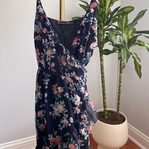 Abercrombie wrap tie dress